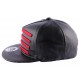 Snapback Noir simili cuir avec Drapeau US ANCIENNES COLLECTIONS divers