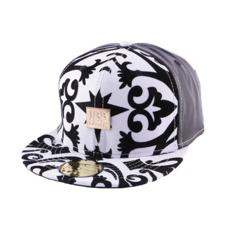 Snapback noire et blanche baroque ANCIENNES COLLECTIONS divers