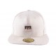 Snapback JBB Couture blanche façon Croco ANCIENNES COLLECTIONS divers