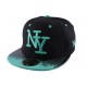 Snapback NY Noire et verte Tag ANCIENNES COLLECTIONS divers