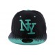 Snapback NY Noire et verte Tag ANCIENNES COLLECTIONS divers