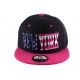 Snapback NY Noire et Rose New York ANCIENNES COLLECTIONS divers