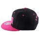 Snapback Hip Hop Noire et Rose London ANCIENNES COLLECTIONS divers