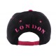 Snapback Hip Hop Noire et Rose London ANCIENNES COLLECTIONS divers