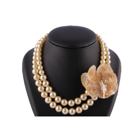 Collier Irizza Perles Gold BIJOUX Léon montane