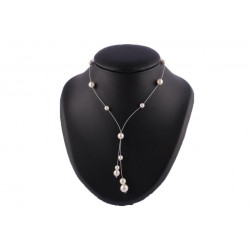 Collier Goutte Yspa Perle Crème BIJOUX Léon montane