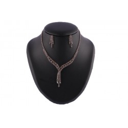 Collier Josephine en Strass Marron BIJOUX Léon montane