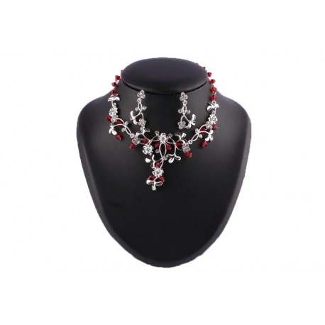 Collier Catherina Perles Bordeaux BIJOUX Léon montane