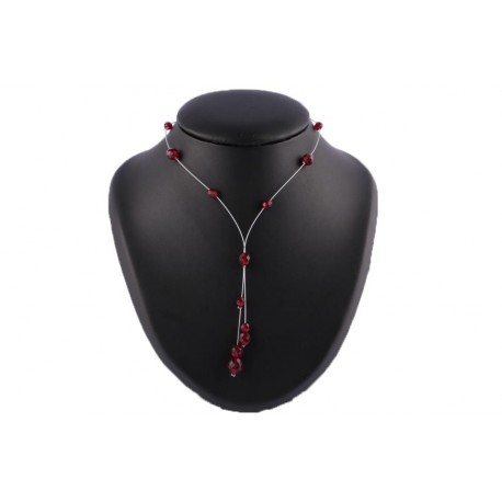 Collier Goutte Yspa Perle Bordeaux ANCIENNES COLLECTIONS divers