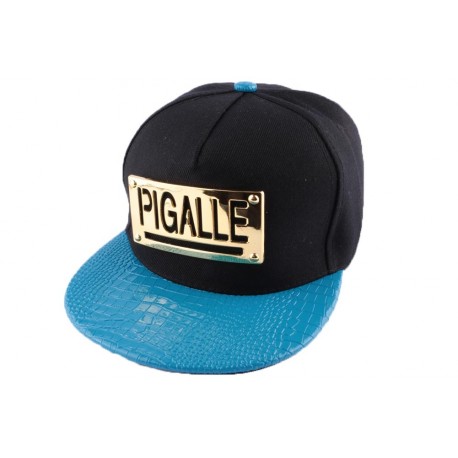 Snapback Pigalle Noire et bleu ANCIENNES COLLECTIONS divers