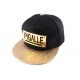 Snapback Pigalle Noire avec visière dorée ANCIENNES COLLECTIONS divers