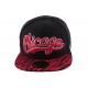 Snapback Coke Boys Chicago visière zèbre Rouge CASQUETTES COKE BOYS