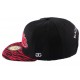 Snapback Coke Boys Chicago visière zèbre Rouge CASQUETTES COKE BOYS