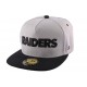 Snapback Coke Boys RAIDERS Grise et Noire ANCIENNES COLLECTIONS divers