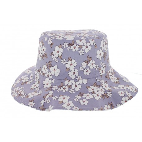 Chapeau de toile résersible fleuri ANCIENNES COLLECTIONS divers