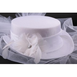 Chapeau Mariage Amazone Eloa Blanc ANCIENNES COLLECTIONS divers
