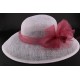 Chapeau Mariage Capeline Tilda ivoire bordeaux ANCIENNES COLLECTIONS divers