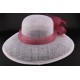 Chapeau Mariage Capeline Tilda ivoire bordeaux ANCIENNES COLLECTIONS divers