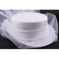 Chapeau Mariage Amazone Sola Blanc ANCIENNES COLLECTIONS divers