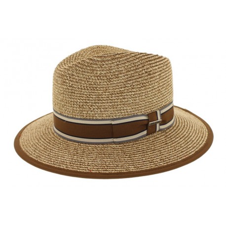 Chapeau de paille Edwardo naturel/marron ANCIENNES COLLECTIONS divers