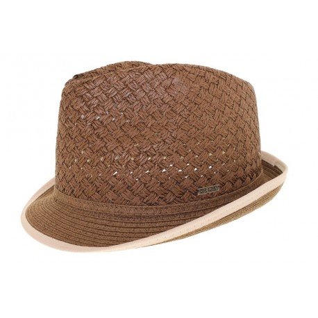 Chapeau de paille Gil marron ANCIENNES COLLECTIONS divers