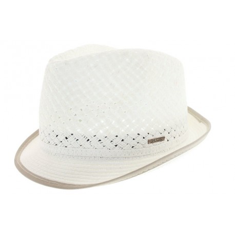 Chapeau de paille Gil blanc ANCIENNES COLLECTIONS divers