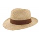 Chapeau paille Herman Headwear naturel et marron ANCIENNES COLLECTIONS divers