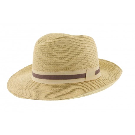 Chapeau de paille mottled Herman Headwear Beige ANCIENNES COLLECTIONS divers