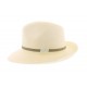 Chapeau paille mottled Herman Headwear Ecru ANCIENNES COLLECTIONS divers