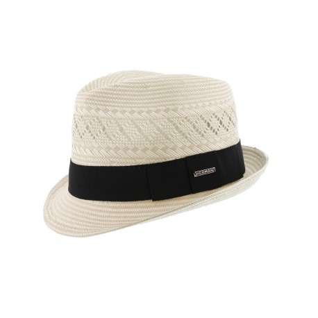 Chapeau Harper Paille Toyo Ecru Herman Headwear ANCIENNES COLLECTIONS divers