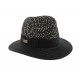 Chapeau de paille Kana Noir Herman Headwear ANCIENNES COLLECTIONS divers