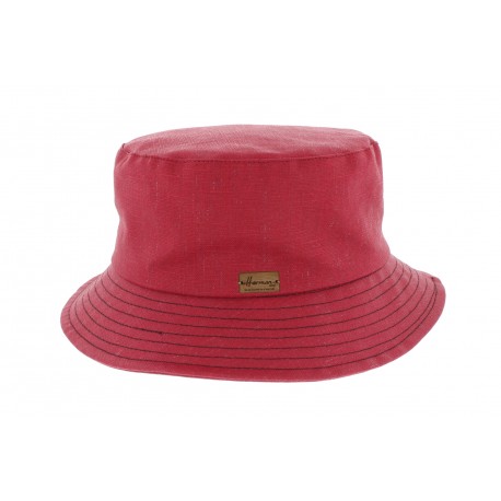 Chapeau pluie Rain Catarina Rouge Lin Huilé ANCIENNES COLLECTIONS divers