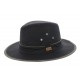 Chapeau pluie Rain Ernesto Noir Coton Huilé ANCIENNES COLLECTIONS divers