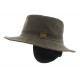 Chapeau pluie Rain Eurico Taupe Coton Huilé ANCIENNES COLLECTIONS divers