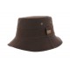 Chapeau pluie Rain Tamaho Marron Coton Huilé ANCIENNES COLLECTIONS divers