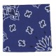 Carré Imprimé Bandana Bleu Marine ANCIENNES COLLECTIONS divers