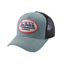 Casquette Trucker Von Dutch Logo Grise ANCIENNES COLLECTIONS divers