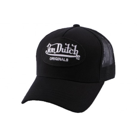 Casquette Trucker Von Dutch Lof noire CASQUETTES VON DUTCH