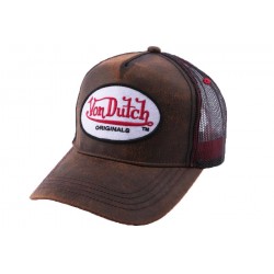 Casquette Trucker Von Dutch OG Marron ANCIENNES COLLECTIONS divers