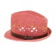 Chapeau de paille James rose ANCIENNES COLLECTIONS divers