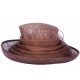 Chapeau cérémonie Lolly en sisal marron ANCIENNES COLLECTIONS divers