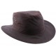 Chapeau Pluie Cock Coton Huilé Marron ANCIENNES COLLECTIONS divers