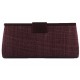 Pochette Cérémonie Sabine en sisal Marron Pochette cérémonie Léon montane