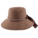 Chapeau paille Lipari en mottled chinée Marron et naturel ANCIENNES COLLECTIONS divers