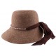 Chapeau paille Lipari en mottled chinée Marron et naturel ANCIENNES COLLECTIONS divers