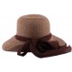 Chapeau paille Lipari en mottled chinée Marron et naturel ANCIENNES COLLECTIONS divers