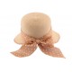 Chapeau paille Vulcano en mottled naturel et beige ANCIENNES COLLECTIONS divers