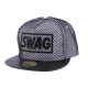 Snapback JBB Couture Swag blanche filet noir ANCIENNES COLLECTIONS divers