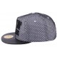 Snapback JBB Couture Problem blanche filet noir ANCIENNES COLLECTIONS divers