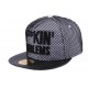 Snapback JBB Couture Problem blanche filet noir ANCIENNES COLLECTIONS divers